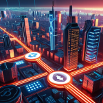 **Image Prompt:** Futuristic cityscape, digital world, glowing cryptocurrency symbols, smart contracts visualized as interconnected nodes, Polish flag subtly incorporated.